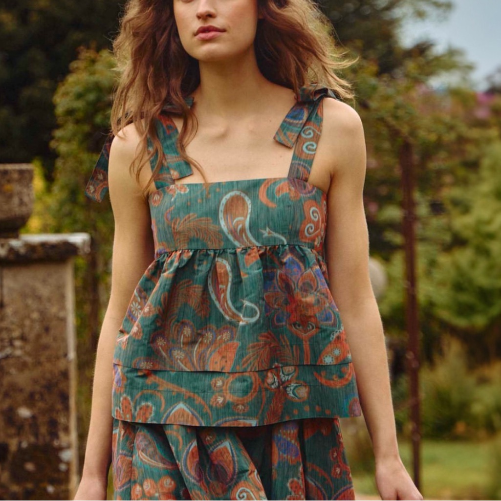 Hunter Bell Pruett Babydoll Top Nwt